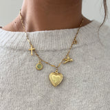 Engraveable Heart Locket Charm