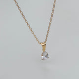 Diamond Teardrop Necklace