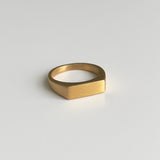 Engraved Bar Ring