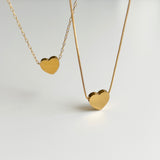 Engraved Heart Necklace