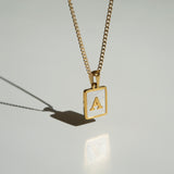 Initial Pearl Necklace