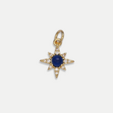 Blue Sapphire Star Charm