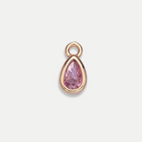 Pink Teardrop Charm