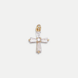 Diamond Cross Charm