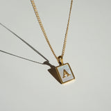 Initial Pearl Necklace
