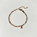 Diamond Initial Anklet