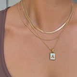 Initial Pearl Necklace