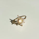 Jasmine Opal Star Ring