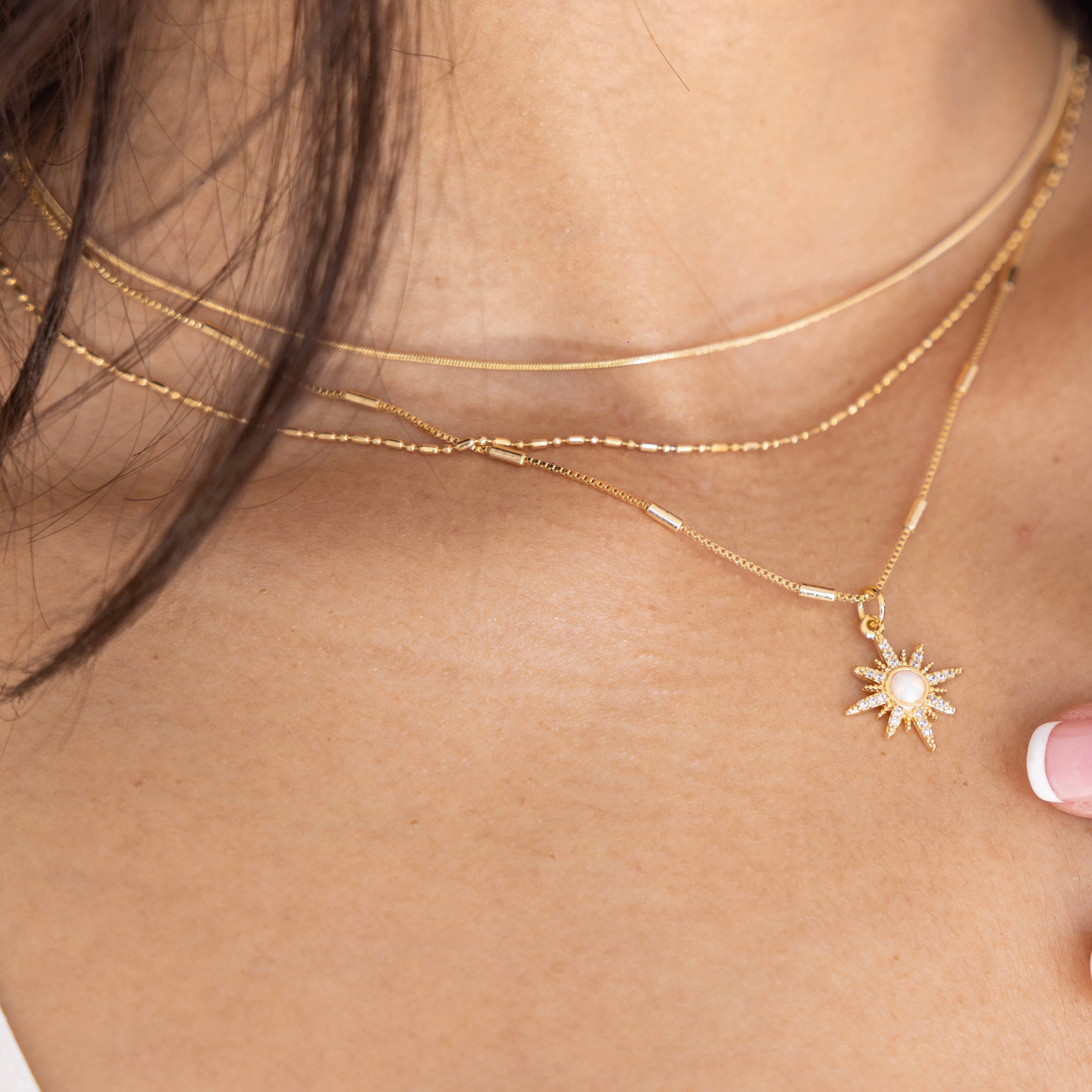 Serpentine Necklace - Gold – Saint Valentine Jewellery